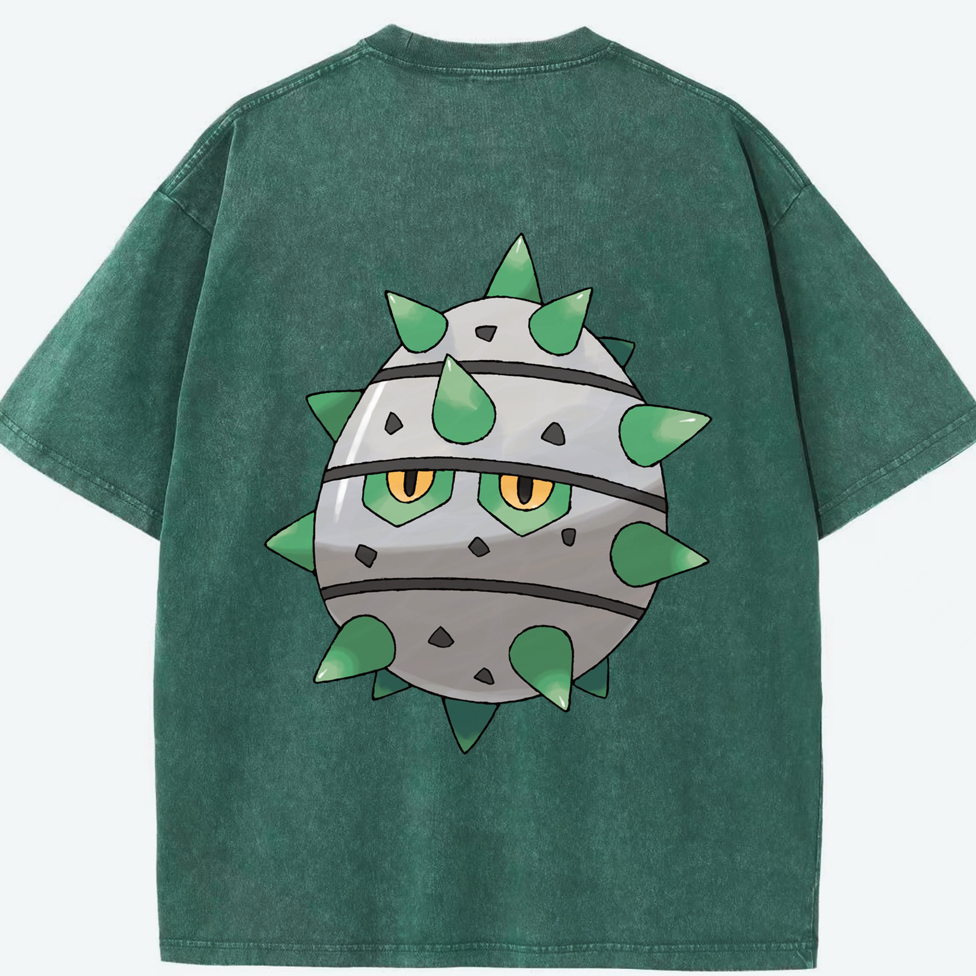 （画像用） ポケットモンスター Pokémon 綿100% ヴィンテージ風 半袖Tシャツ（背面プリント）